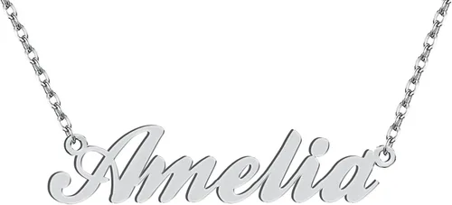 Vista 52 de Personalized Custom Name Pendant Necklace Stainless Steel for Women