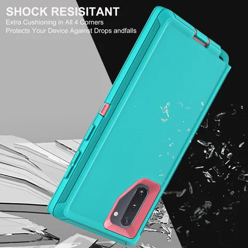Vista 5 de YKHJKLEC Solo funda para Samsung Galaxy Note 10, no compatible con Galaxy Note 10 Plus, con 2 piezas