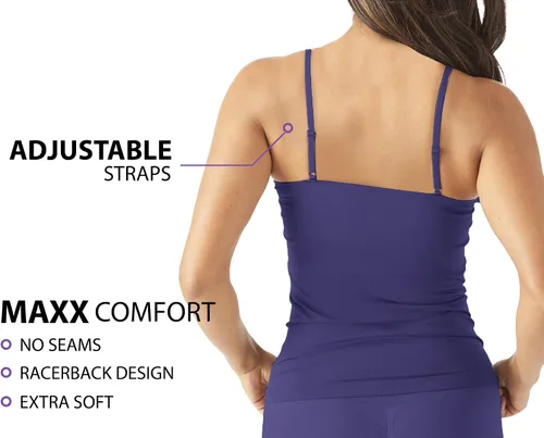 Vista 2 de Camisetas sin mangas de entrenamiento para mujer, sin costuras para correr, gimnasio, ejercicio, yoga