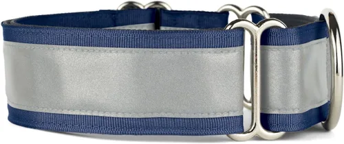 Vista 24 de If It Barks - Collar Martingala reflectante de 1.5 pulgadas con hebilla a presión rápida para perros - Ajustable - Fabricado en Estados Unidos