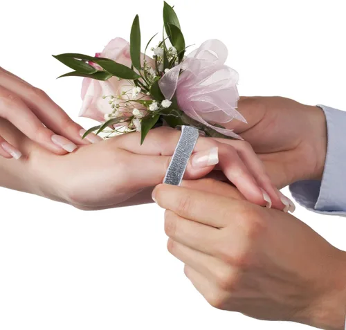 Vista 4 de Chinco 24 bandas elásticas para muñeca, pulseras elásticas para muñeca, accesorios de muñeca elegantes para bodas, fiestas, novia, dama de honor