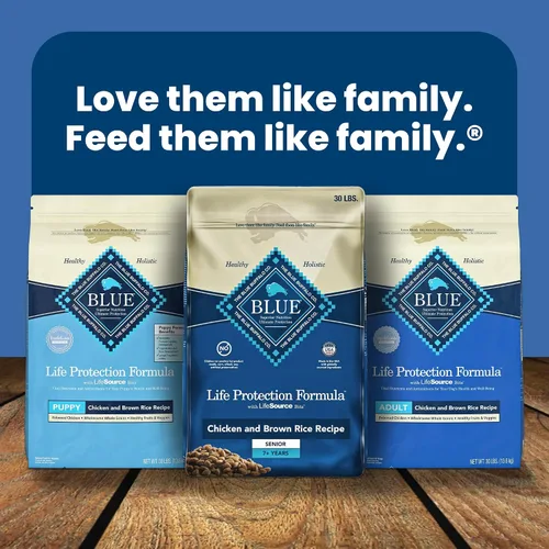 Vista 8 de Blue Buffalo Life Protection Formula Large Breed Adult Dry Dog Food, promueve la salud de las articulaciones y los músculos magros, hecho