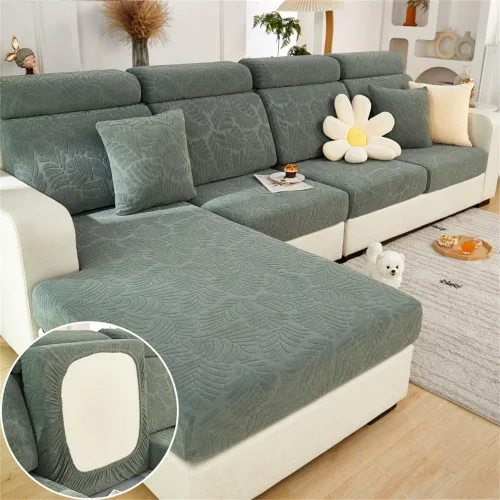 Vista 29 de Fundas mágicas para sofá, fundas interiores mágicas para sofá, funda universal resistente al desgaste, elástica para fundas modulares