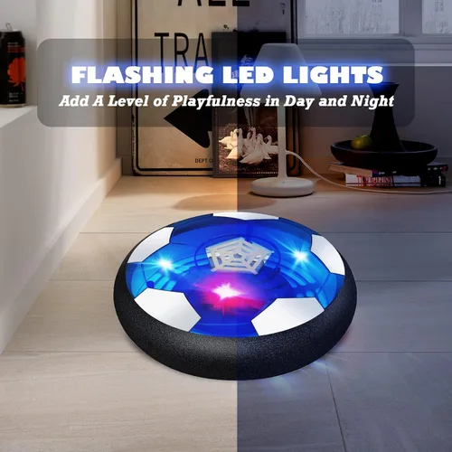 Vista 5 de Juguetes para niños, pelota de fútbol flotante recargable, relleno de calcetines para niños, juegos de interior con luz intermitente para Navidad