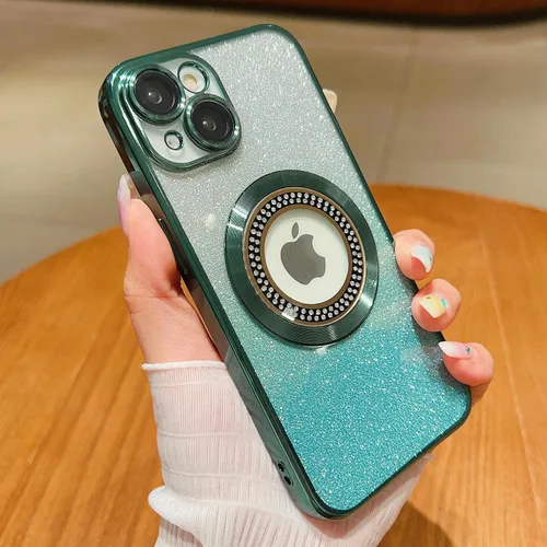 Vista 304 de Misscase Funda magnética con purpurina para iPhone 11 compatible con MagSafe, protección completa, delgada, a prueba de golpes, antiarañazos