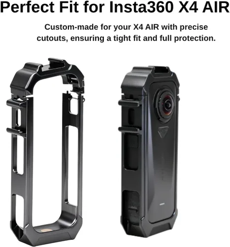 Vista 6 de Funda de marco para Insta360 X4 Air- Jaula de ABS ligera