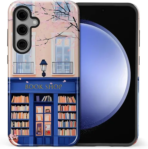 Vista 20 de Funda compatible con Samsung Galaxy S23, funda híbrida de protección rígida de 2 capas, a prueba de golpes, funda protectora resistente para Lata