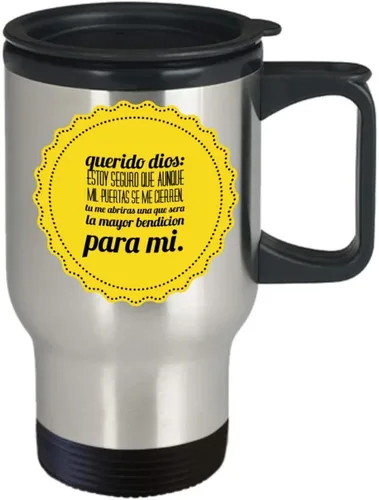 Vista 2 de Regalo para hermana Taza de café para amigo Perfecto regalo para graduados, profesionales y estudiantes Vaso con afirmaciones positivas
