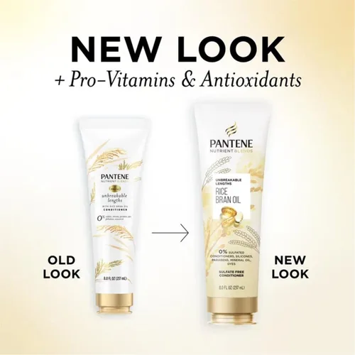 Vista 2 de Pantene Acondicionador de longitudes irrompibles con agua de arroz