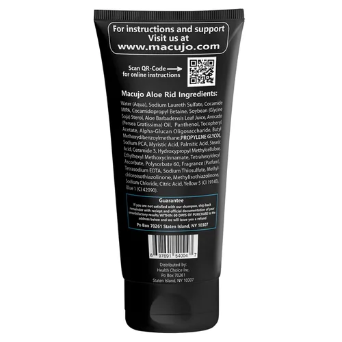 Vista 3 de Macujo Champú desintoxicante Aloe Rid y método Zydot UltraClean, limpieza profunda, todos los contaminantes, medicamentos residuales, nicotina