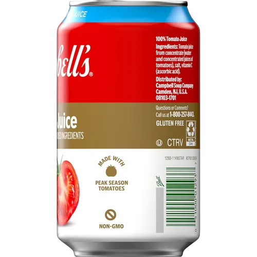 Vista 8 de Campbell's 100% jugo de tomate, lata de 11.5 fl oz