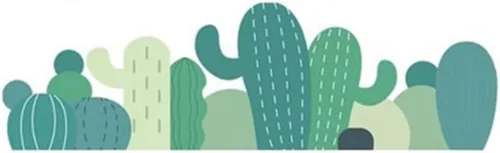 Vista 9 de Paneles de pared 3D de dibujos animados de cactus 3D, pegatinas de pared suaves anticolisiones/papel pintado, acolchado de pared para jardines