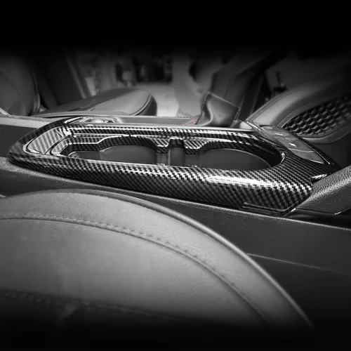 Vista 7 de YOUTOOCAR Cubierta de Panel de Palanca de Cambios Trim Compatible con Chevy Trailblazer 2020-2025 Accesorios (Patrón de Fibra de Carbono)