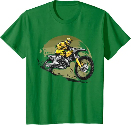 Vista 54 de Camiseta de motocross Supermotard Enduro, Negro, S