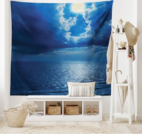 Vista 41 de Lunarable Tapiz de los años 90, historia inspirada en el arte pop, ilustración temática de baile de celebración, decoración de tela para colgar