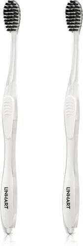 Vista 11 de LINHART Cepillo de dientes extra suave – Cepillo de dientes blanqueador de dientes con cerdas de longitud múltiple..