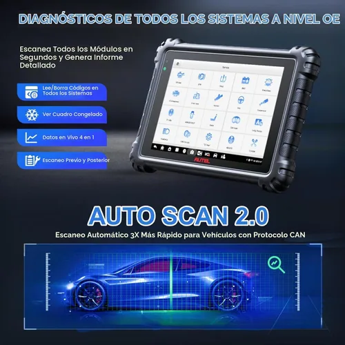 Vista 6 de Autel Escáner MaxiSys MS906 Pro OBD2, herramienta de diagnóstico