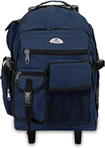 Vista 2 de Everest DeluxeMochila con ruedas., Marino), 5045WH-NY