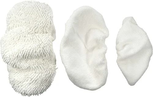 Vista 6 de HQRP Kit de 6 almohadillas de microfibra para trapeador de vapor compatibles con Oreck Steam-It Varita de vapor multiusos, vaporizador STEAM100