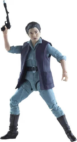 Vista 5 de Star Wars The Black Series General Leia figura de acción 6 pulgadas