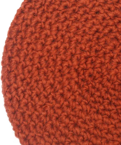 Vista 7 de ZLYC Boina holgada de lana de invierno para mujer, boina tejida a la moda
