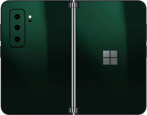 Vista 42 de SopiGuard Skin para Microsoft Surface Duo 2 2ª generación de borde a borde de paneles delanteros y traseros de vinilo (piedra de ladrillo)