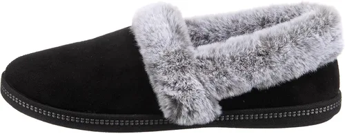Vista 2 de Skechers Cozy Campfire-Team Toasty - Pantuflas de microfibra con forro de piel sintética para mujer