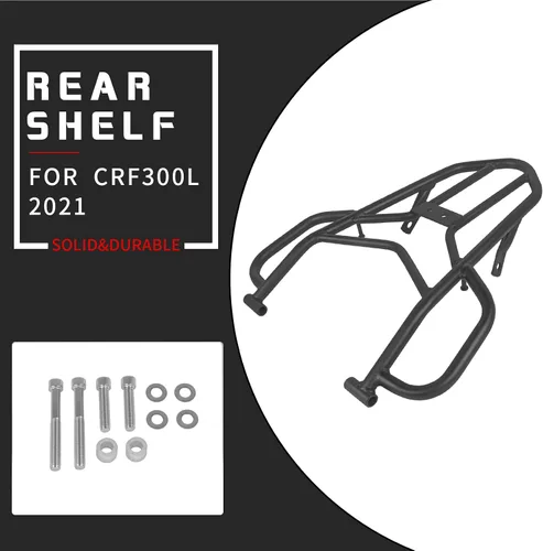 Vista 2 de BAIONE Reemplazo de rejilla portaequipajes trasera para motocicleta Honda CRF300L Rally CRF300 L CRF 300 2021 2022 Accesorios para motocicleta
