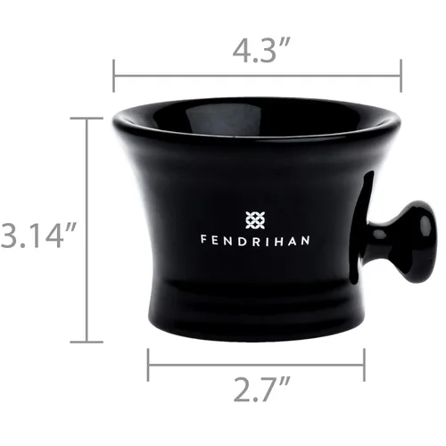 Vista 2 de Fendrihan Essential Apothecary - Taza de afeitar (negro)