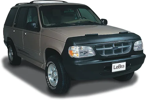 Vista 3 de Covercraft 551071-01 LeBra - Cubierta frontal de ajuste personalizado para Chevrolet TrailBlazer (vinilo, negro)