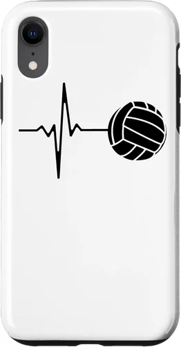 Vista 8 de iPhone 15 Volleyball Player Volleyball Lover, Volleyball Heartbeat Case