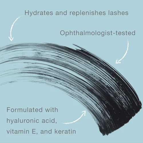 Vista 4 de Neutrogena Hydro Boost - Máscara de pestañas enriquecida con ácido hialurónico hidratante, vitamina E y queratina para pestañas secas o quebradizas