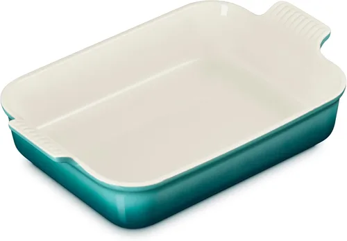 Vista 7 de Fuente de cerámica para el horno, colección Heritage de Le Creuset, Cereza