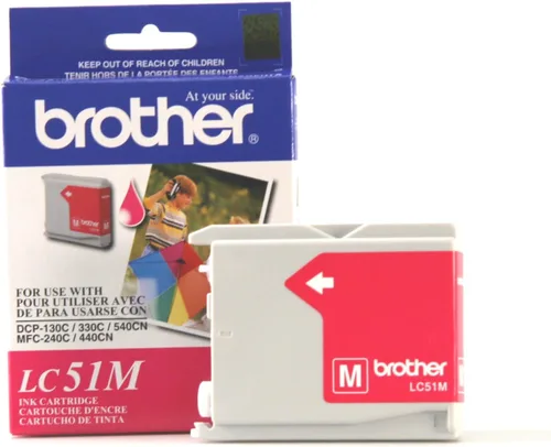 Vista 3 de Brother Innobella LC51BK - Cartucho de tinta, rendimiento de 500 páginas, color negro