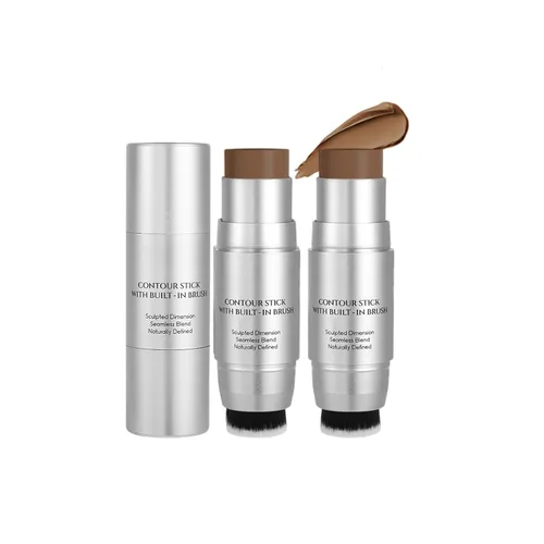 Vista 8 de Barra de contorno de crema, 2 piezas de larga duración bronceador