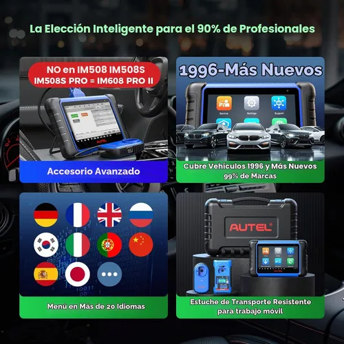 Vista 6 de Autel Scanner MaxiIM IM508S PRO, 2026 OBD2 Scan Tool Up of IM508 IM508S