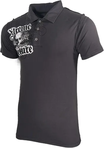 Vista 8 de Xtreme Couture Polo para hombre Last Rites Charcoal