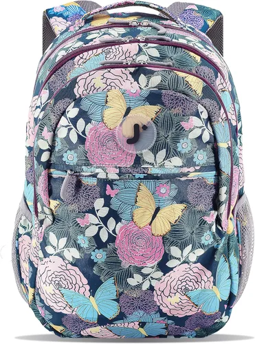 Vista 24 de J World New York Mochila para portátil Cornelia, Baloncesto, Tamaño único, Mochila escolar Cornelia para niños. Linda mochila para laptop para mujer