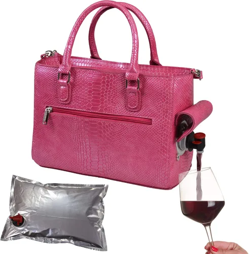 Vista 19 de Primeware – Bolsa aislante para bebidas con bolsa de 3 litros Almacenamiento térmico caliente y frío Dispensador portátil para vino, cócteles