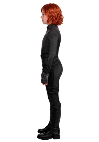 Vista 3 de Disfraz Premium de Viuda Negra para Niñas de Marvel Multicolor