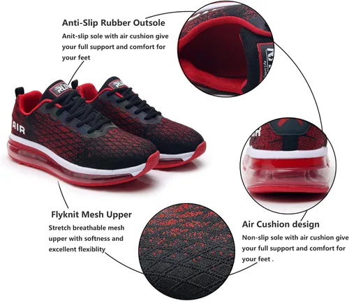 Vista 3 de Azooken Calzado deportivo para hombre, tenis transpirable y ligero