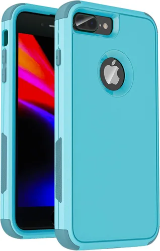 Vista 11 de Co-Goldguard Funda para iPhone 8 Plus Funda para iPhone 7 Plus con Protector de Pantalla [A Prueba de Golpes] [A Prueba de Caídas]