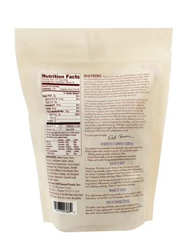 Vista 4 de Bob's Red Mill Muesli sin gluten, 16 oz (paquete de 4) – Sin gluten, sin OGM, Kosher