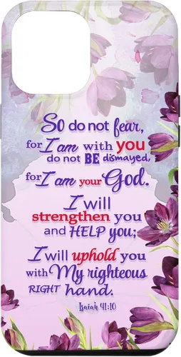 Vista 26 de So Do Not Fear for I 'm with You Isaías 41:10 - Funda cristiana para iPhone 17