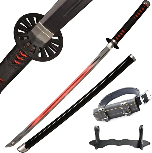 Vista 6 de SV Anime Demon Slayer Sword Katana 41 Inch Decorative Collectible Gift Cosplay Sword，Various Styles Available