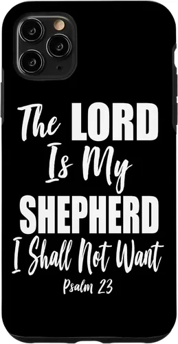 Vista 13 de The Lord is My Shepherd - Funda con versículo bíblico cristiano para iPhone 17