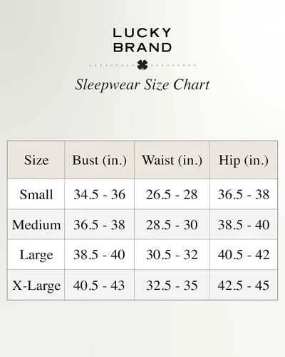 Vista 6 de Lucky Brand Conjunto de pijama para mujer, 4 piezas, camiseta sin mangas, pantalones de pijama, pantalones cortos de descanso (S-XL)