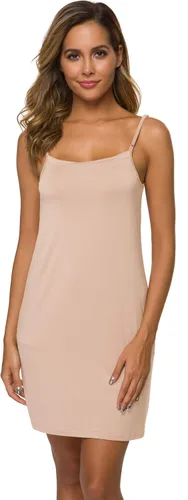 Vista 2 de Minivestido básico con tirantes delgados ajustables para mujer