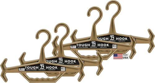Vista 30 de Tough Hook ID - Percha de identificación resistente, fabricada en Estados Unidos, tapa de 200 libras, portaplatos, equipo táctico, buceo BCD