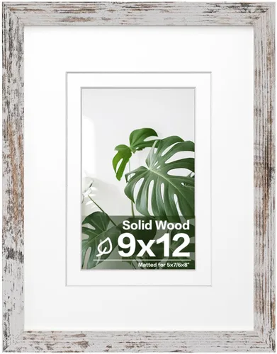 Vista 85 de Egofine - Portarretratos de 4 x 6 pulgadas, de madera maciza con plexiglás, para fotos de 3.5 x 5 con paspartú o de 4 x 6 sin paspartú, para colocar
